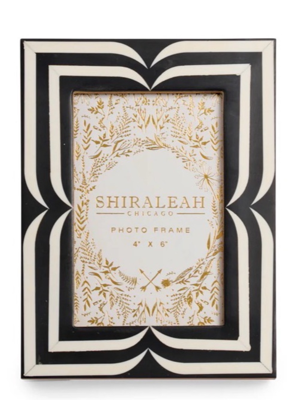 Anthropologie Shiraleah Roma 4" X 6" Graphic Picture Frame  NWT